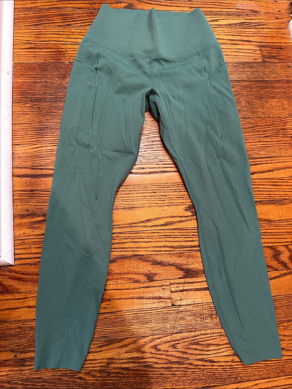 High-Waist dri-fit Nike Green Active Leggings
